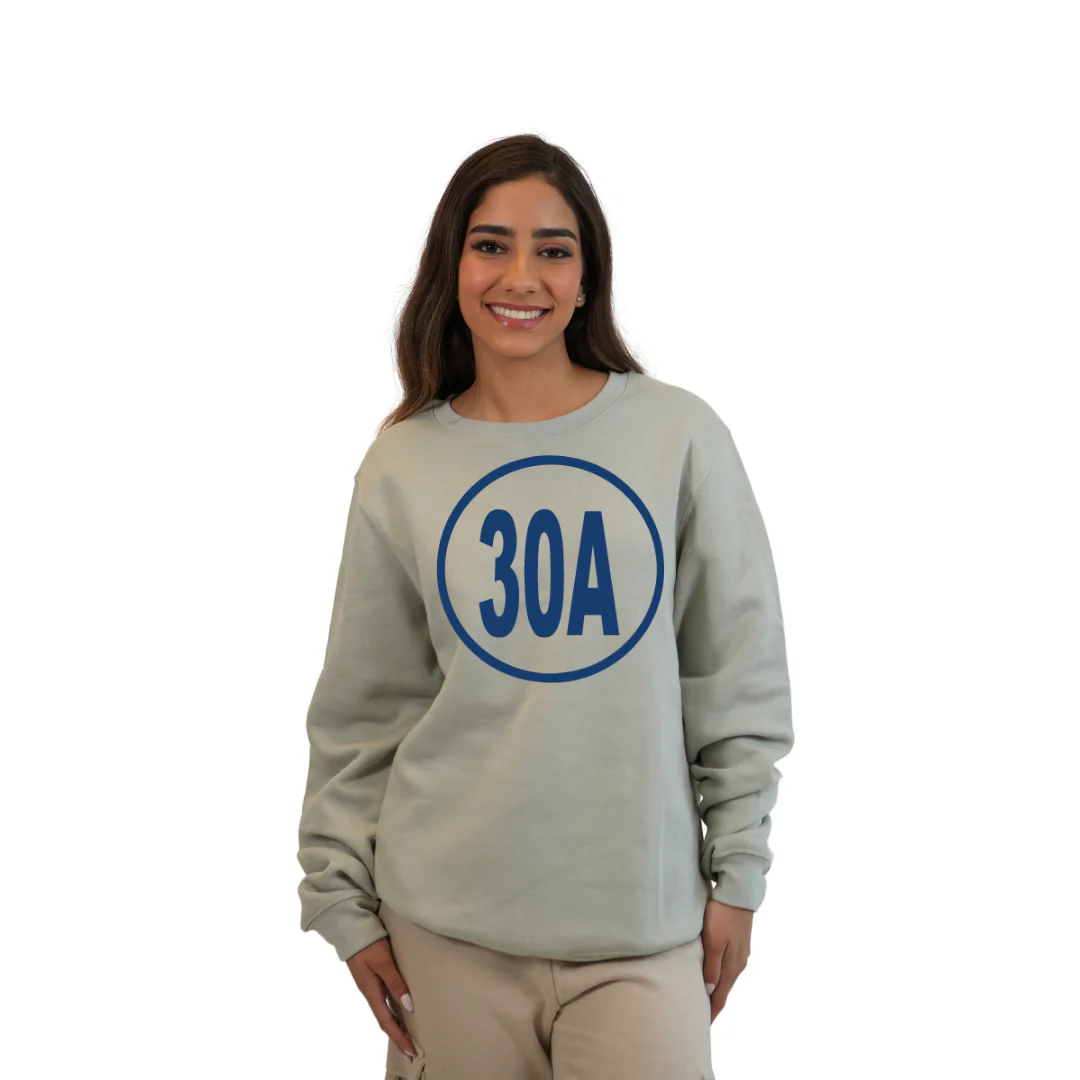 30A, Florida Panhandle Fleece Crewneck Sweatshirt - Image 5