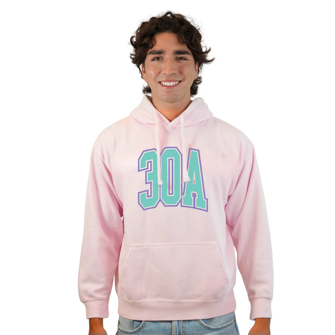 30A Map, Florida Panhandle Design Hoodie Men Style 252 - Image 2