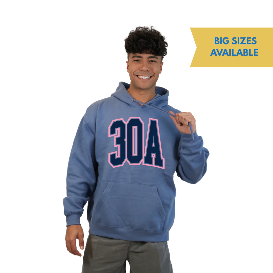 30A Map, Florida Panhandle Design Hoodie Men Style 252 - Image 5