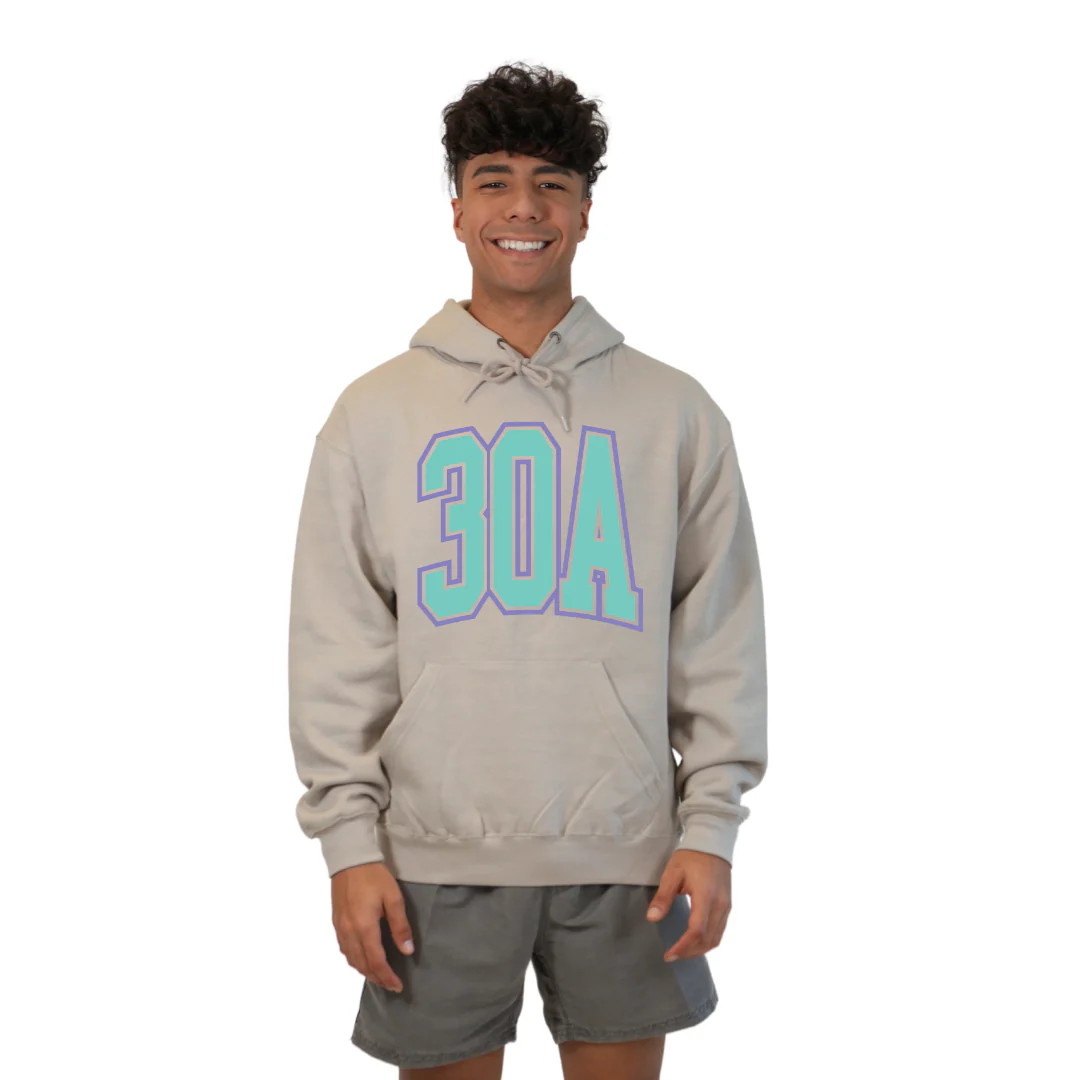 30A Map, Florida Panhandle Design Hoodie Men Style 252 - Image 6
