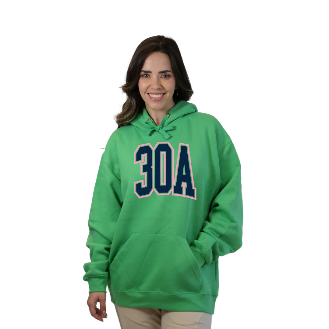30A Map, Florida Panhandle Design Hoodie Style 252 - Image 8