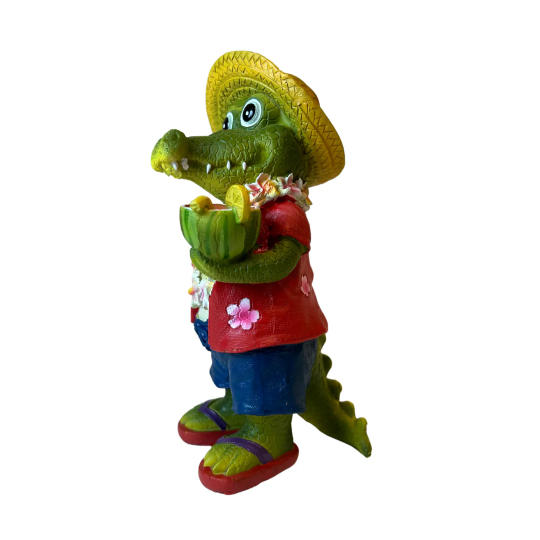 Alligator Decorative Figurine 5.5" Tall Souvenir - Image 2