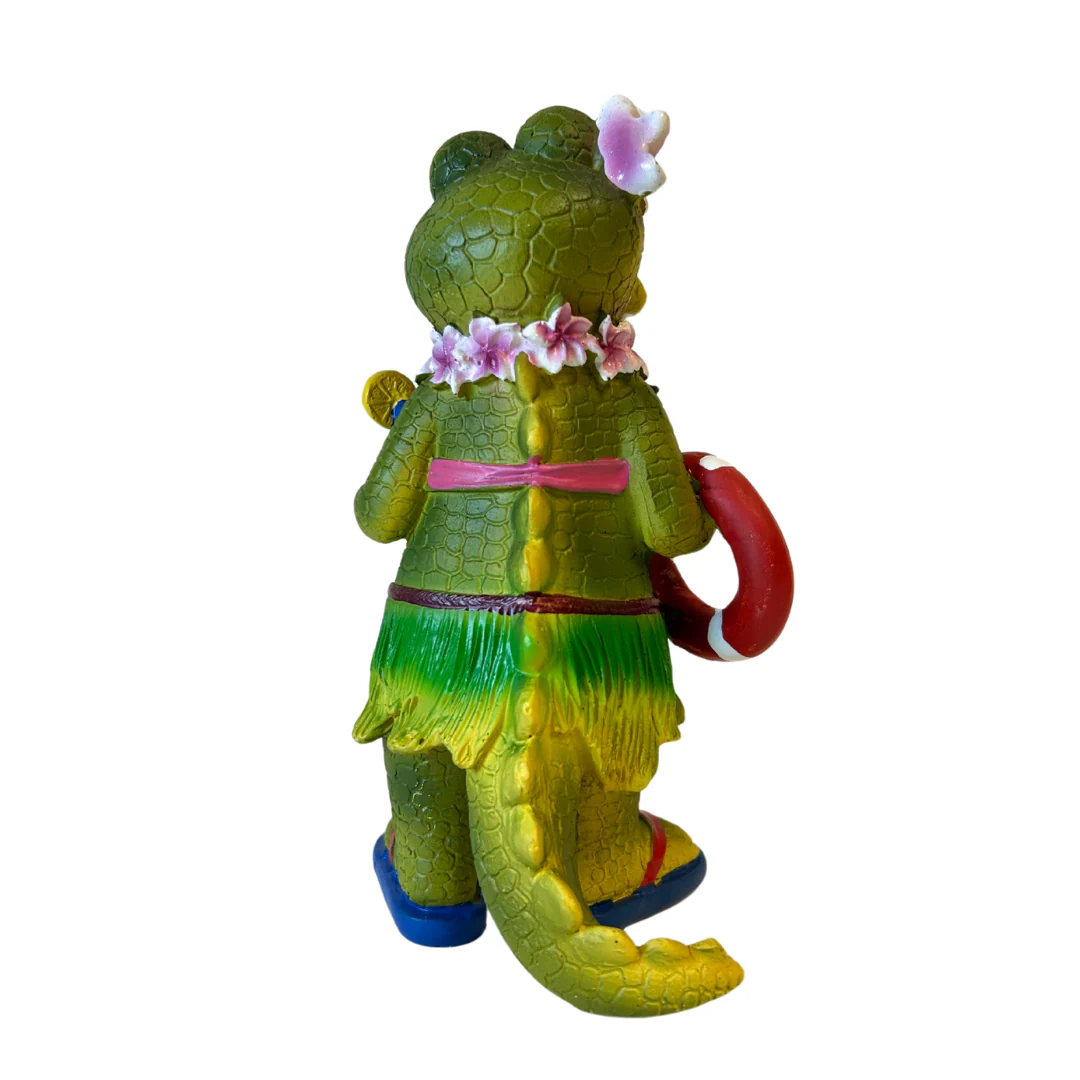 Alligator Decorative Figurine 5.5" Tall Souvenir - Image 4