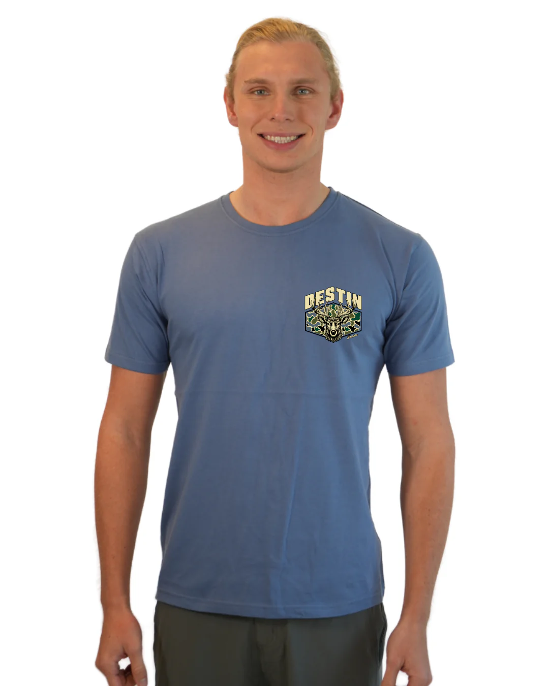 Destin Deer Men T-Shirt – Camouflage Edition