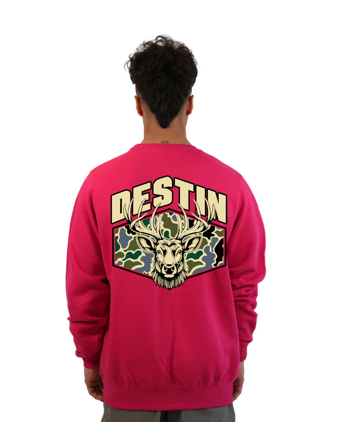 Destin Deer Crewneck – Camouflage Edition - Image 12