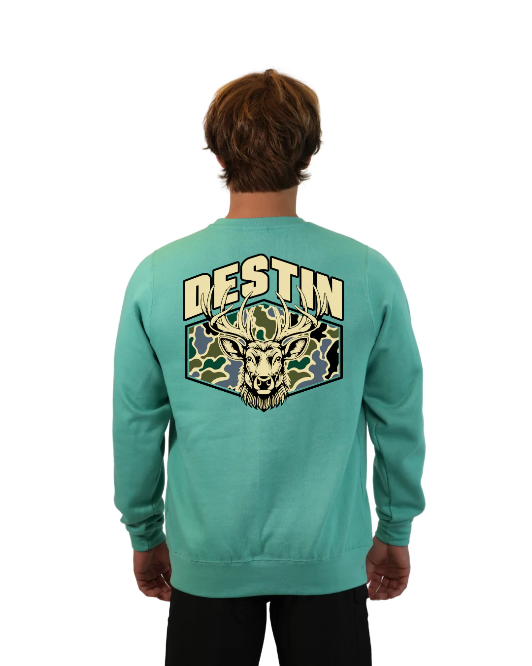 Destin Deer Crewneck – Camouflage Edition - Image 6