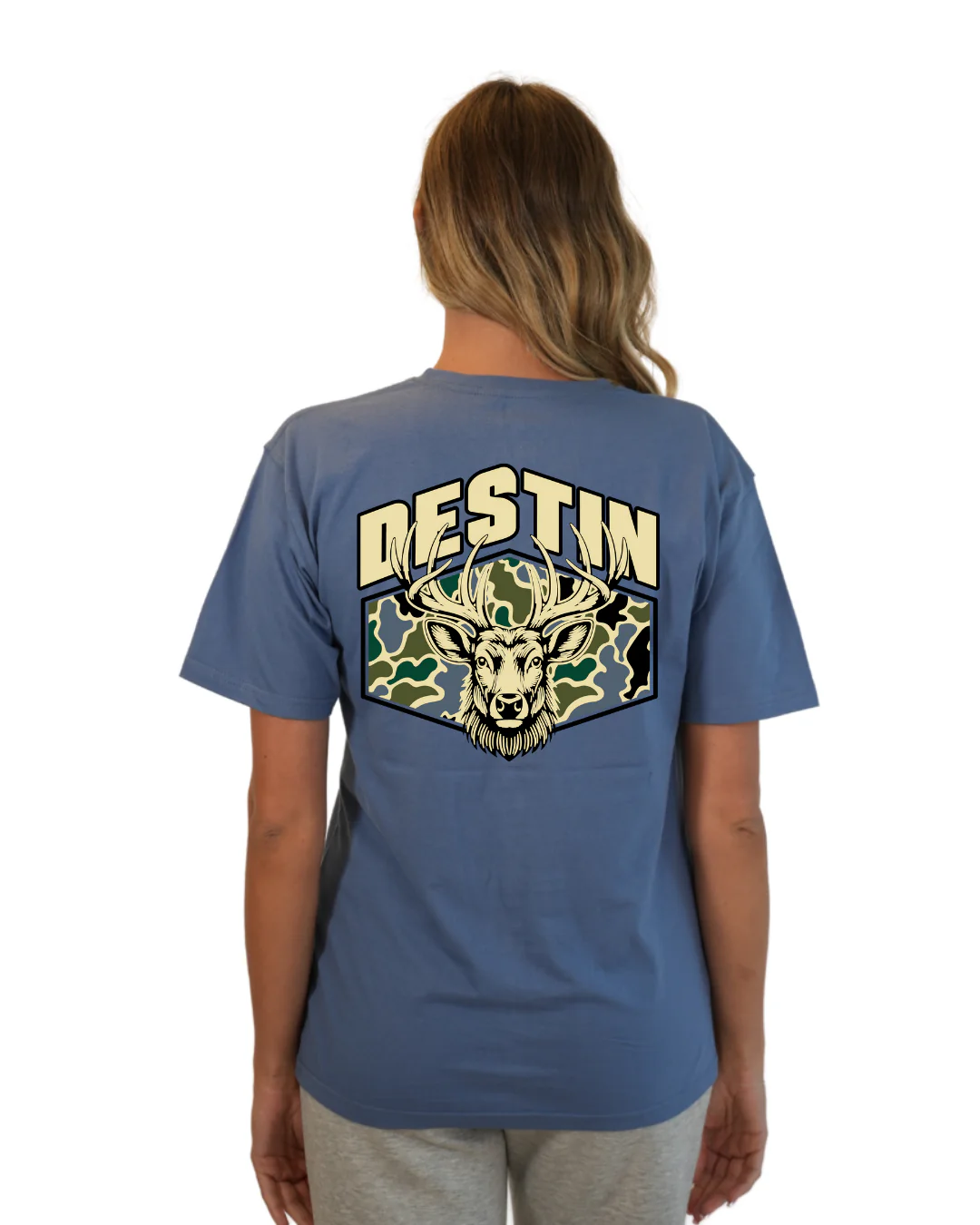 Destin Deer  Women T-Shirt – Camouflage Edition - Image 10