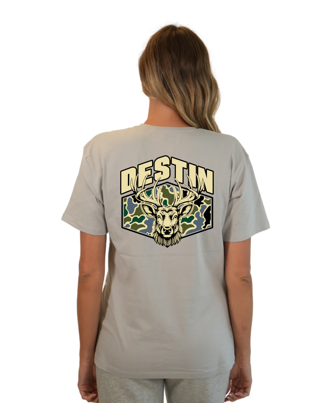 Destin Deer  Women T-Shirt – Camouflage Edition - Image 11