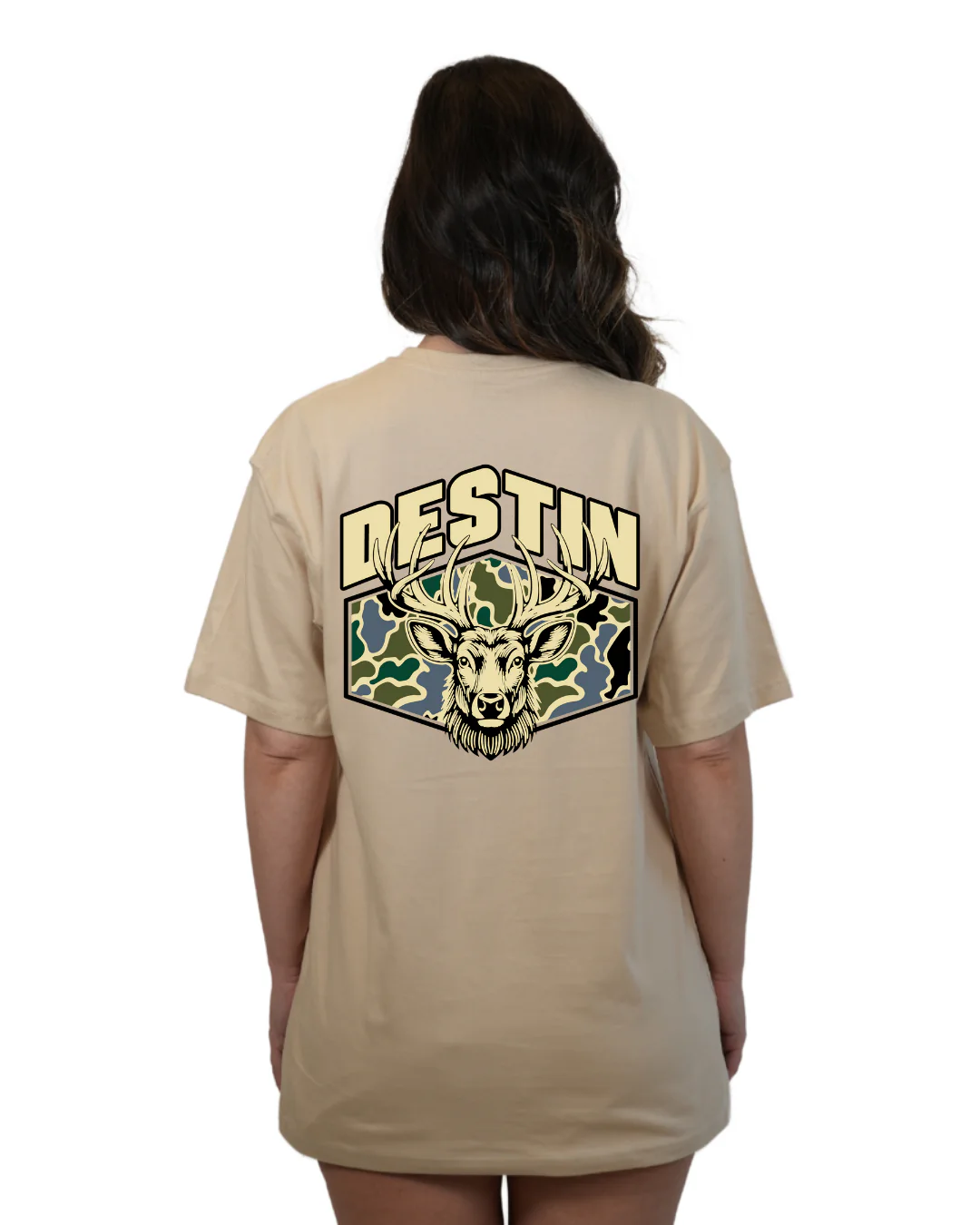 Destin Deer  Women T-Shirt – Camouflage Edition - Image 14