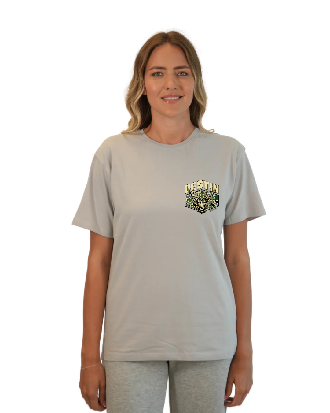 Destin Deer  Women T-Shirt – Camouflage Edition - Image 5