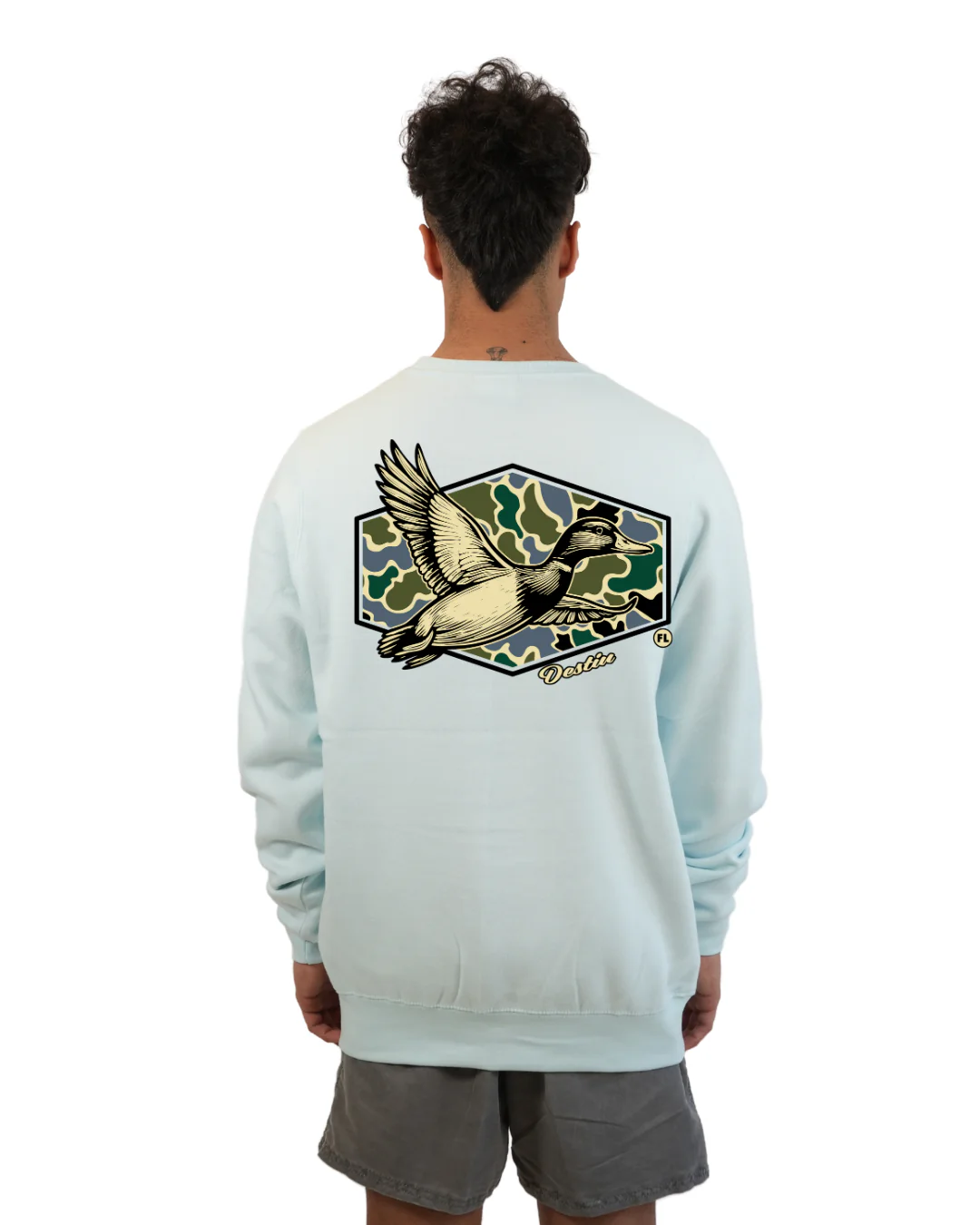 Destin Duck Crewneck – Camouflage Edition - Image 9