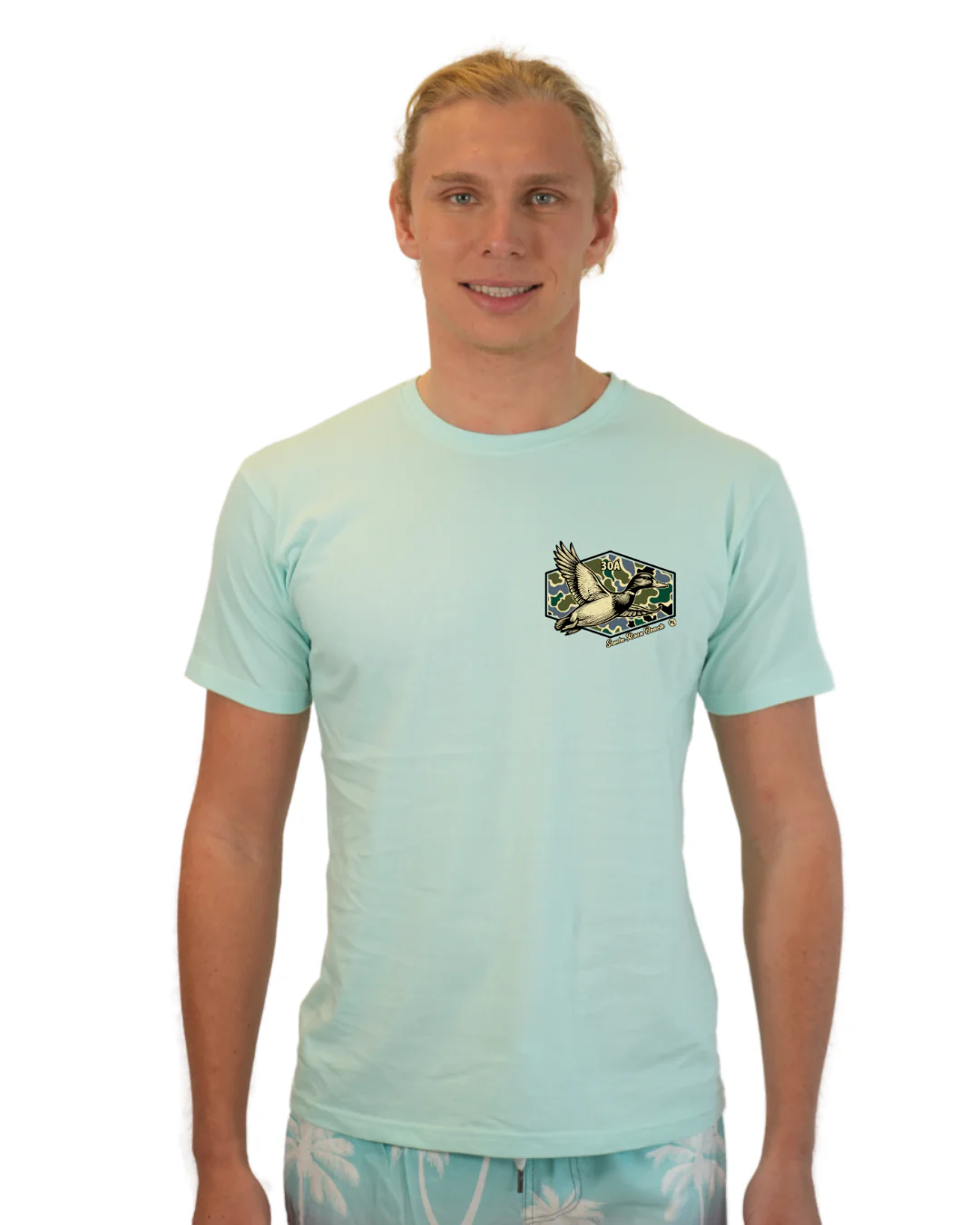Santa Rosa Beach Duck Men  T-Shirt Camouflage Edition - Image 15