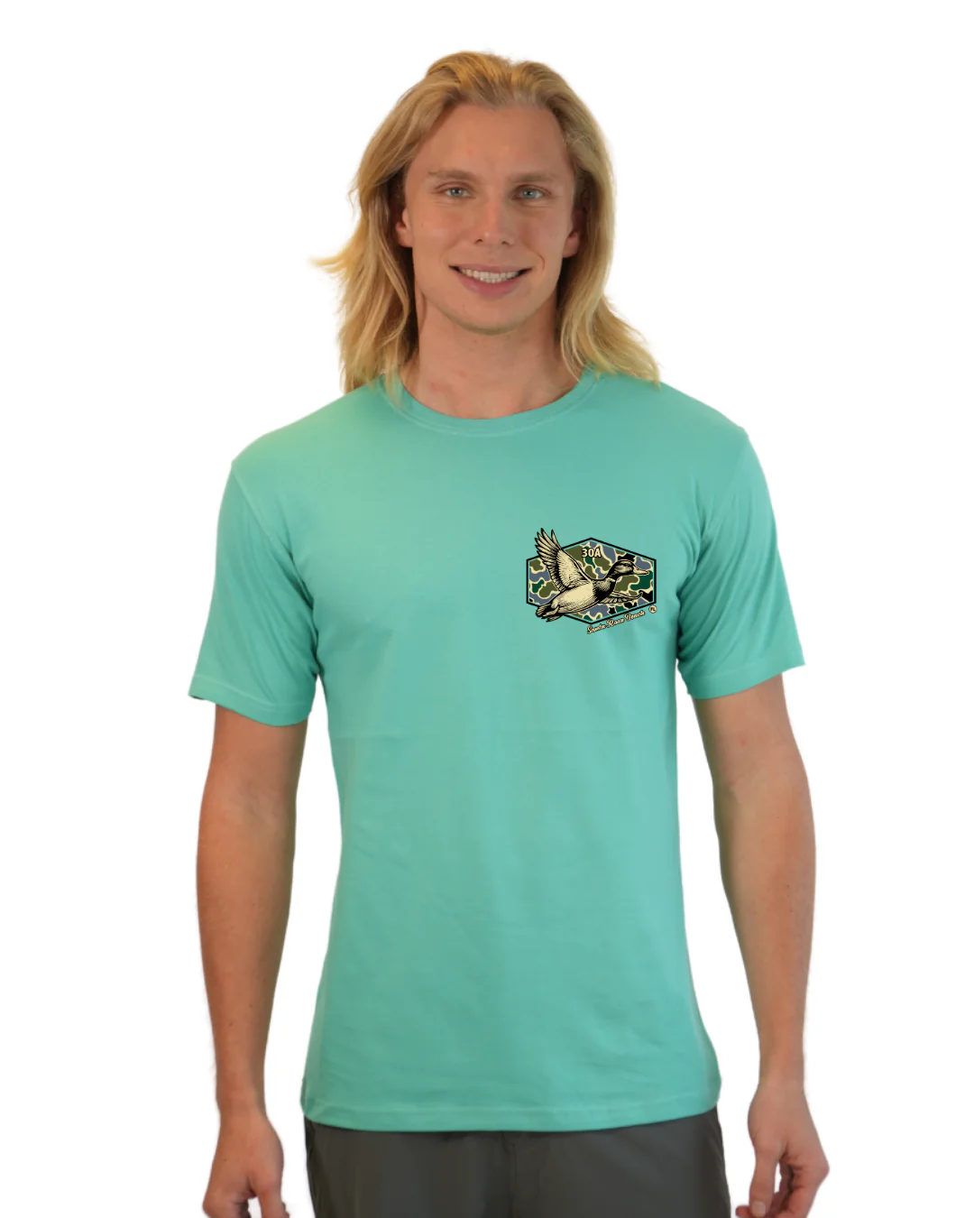 Santa Rosa Beach Duck Men  T-Shirt Camouflage Edition - Image 16
