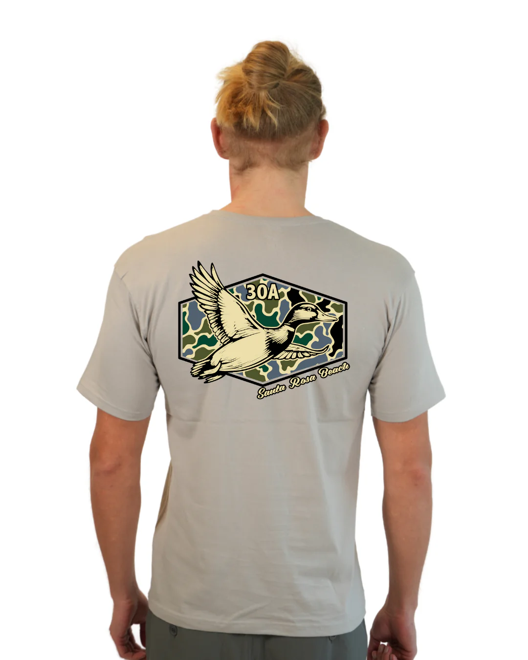 Santa Rosa Beach Duck Men  T-Shirt Camouflage Edition - Image 25