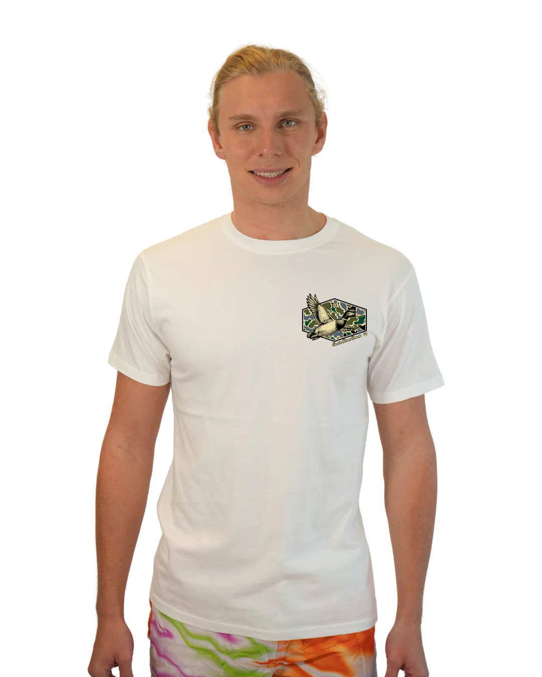 Santa Rosa Beach Duck Men  T-Shirt Camouflage Edition - Image 5
