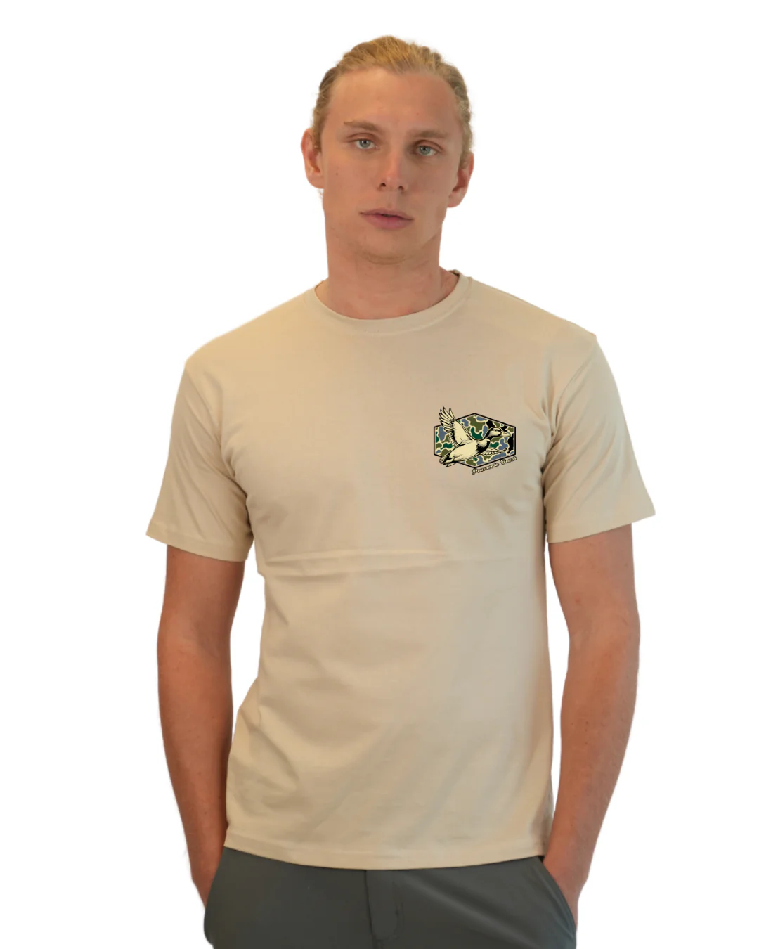Pensacola Beach Duck Men T-Shirt Camouflage Edition - Image 8
