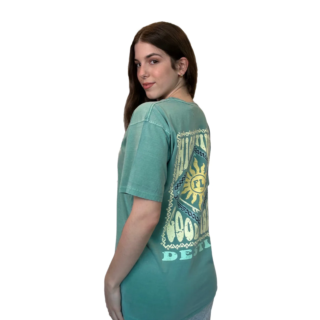 Destin Fl, High Tides Good Vibes Design T-Shirt Style Gd001 - Image 2