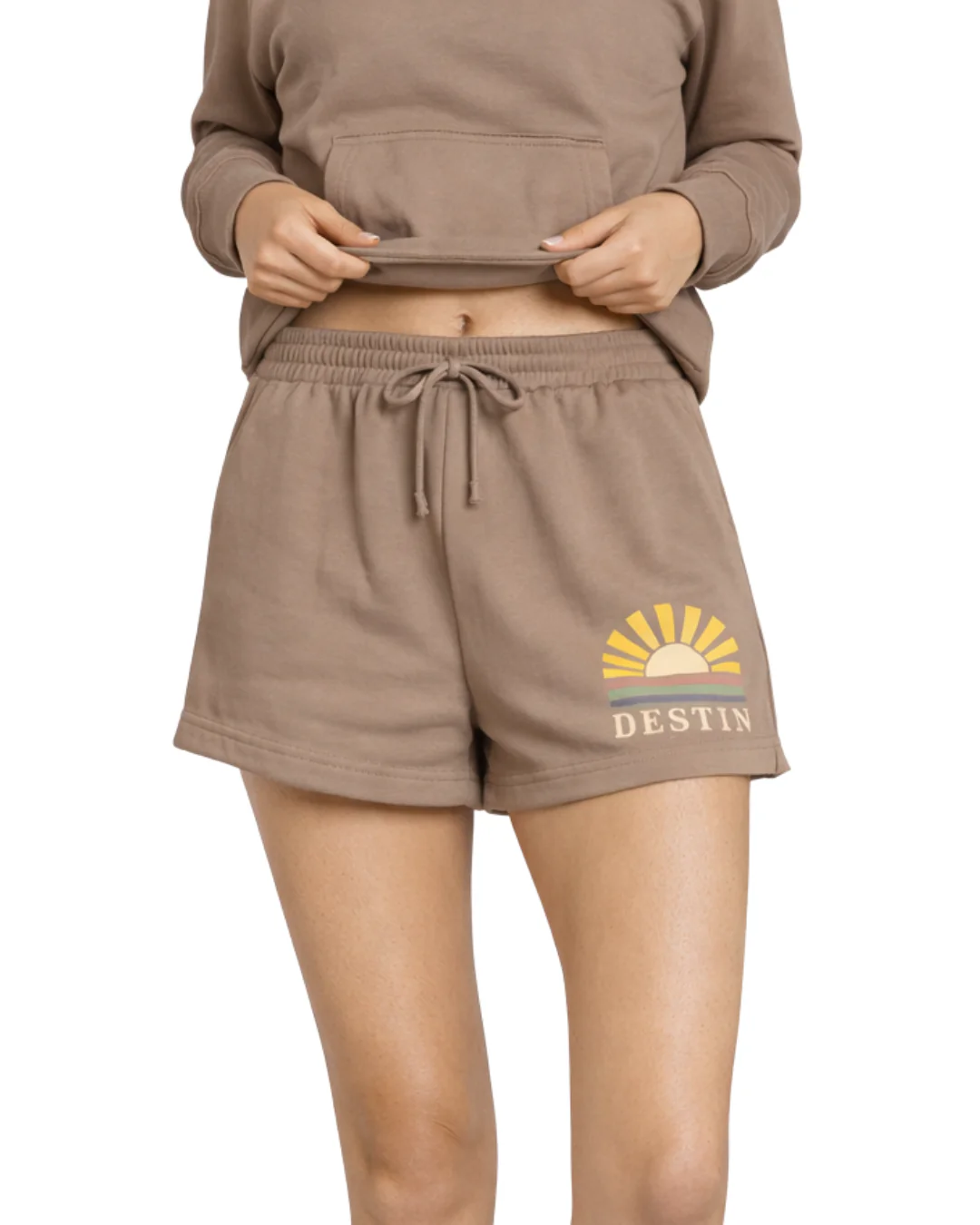 Destin Palm Tree/ Stripes Short -Part of a Set-Style ETP042S