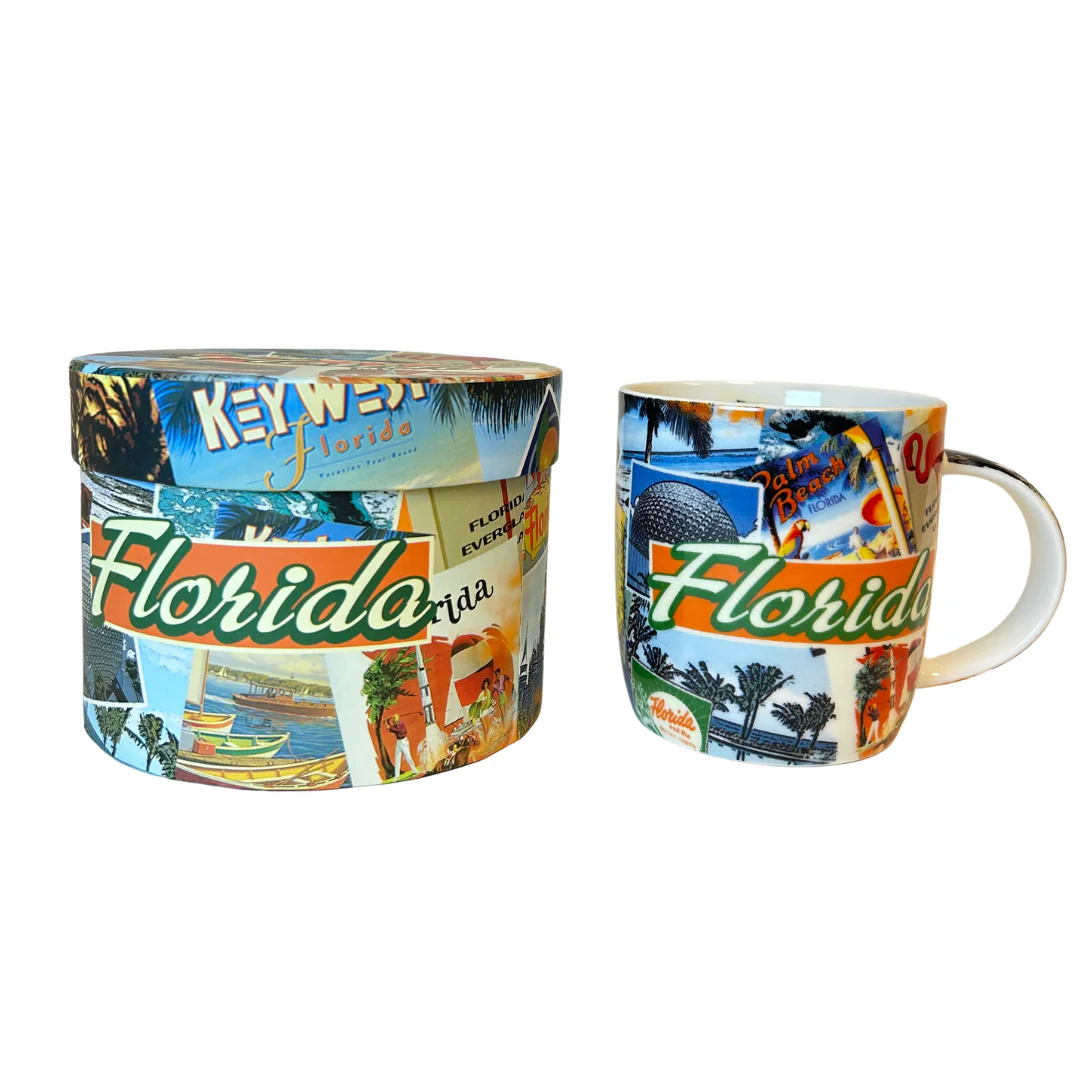 Florida Porcelain Mug In Round Box - Image 2