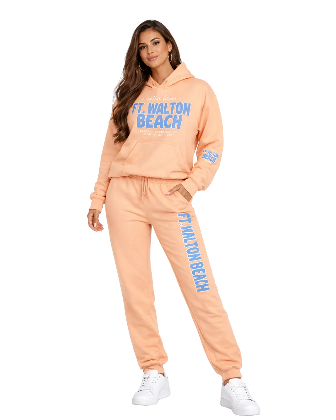 Ft. Walton Beach, Fl City Name with Love Jogger-Part of a Set- Style ETP040P - Image 2