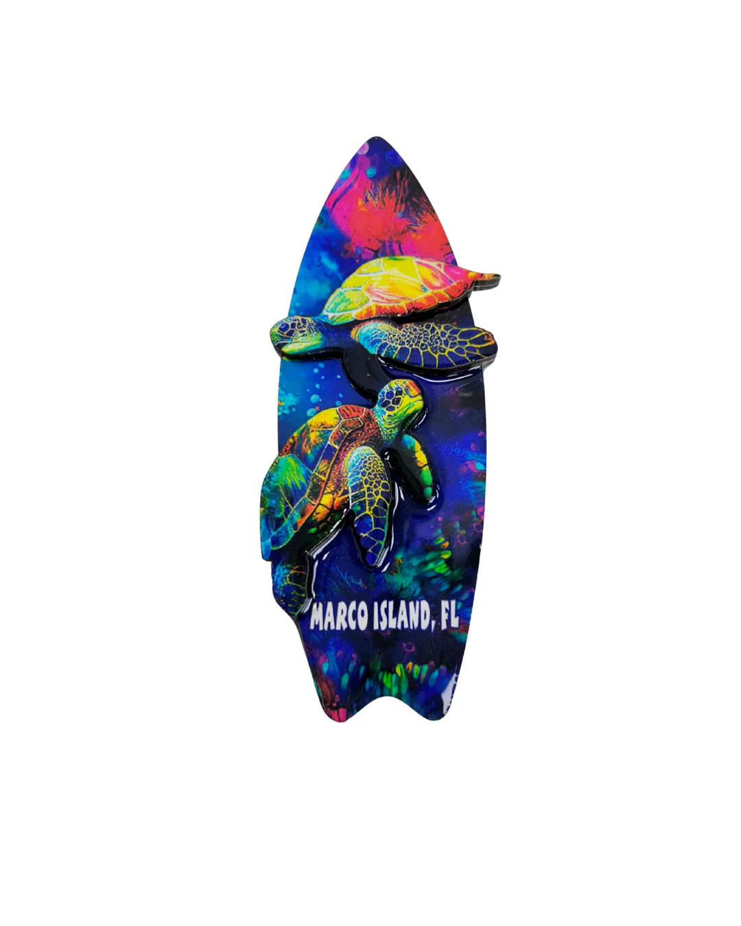 Marco Island Turtle Board Magnet - Image 2