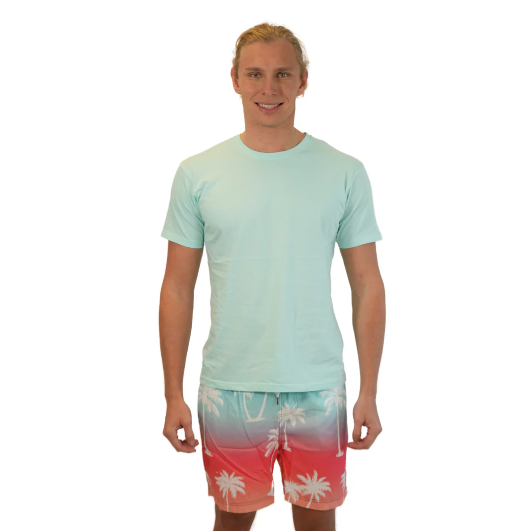 Mens Swim Trunks Palm Trees Style Sm-003b - Image 3