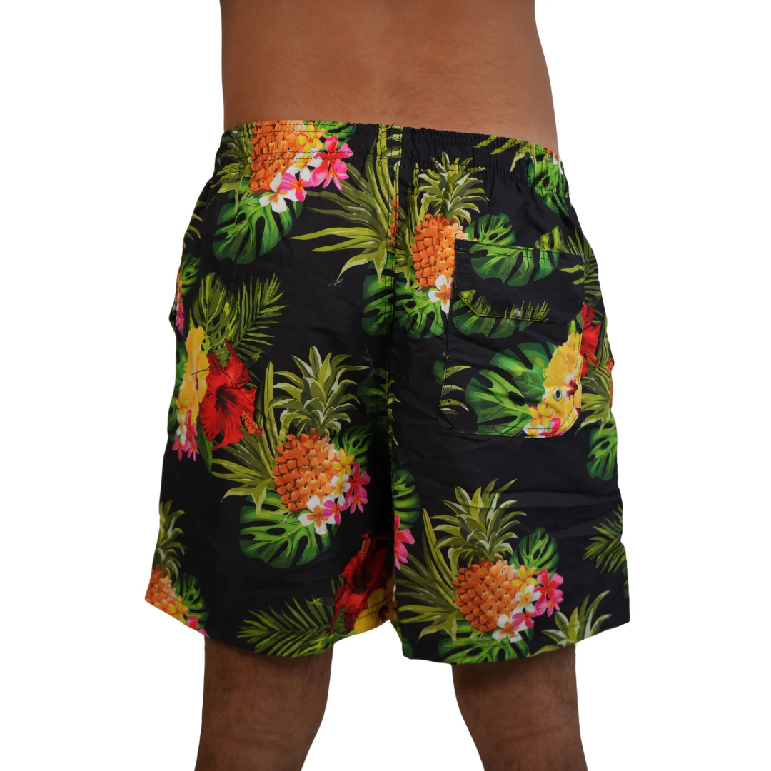 Mens Swim Trunks Pineapple Black Style Sm-005 - Image 4