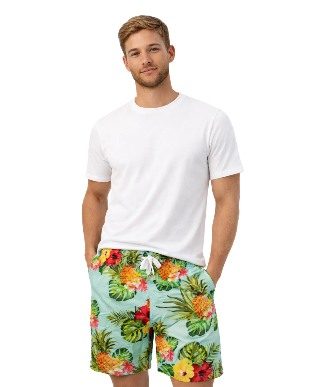 Mens Swim Trunks Style Sm-005turq