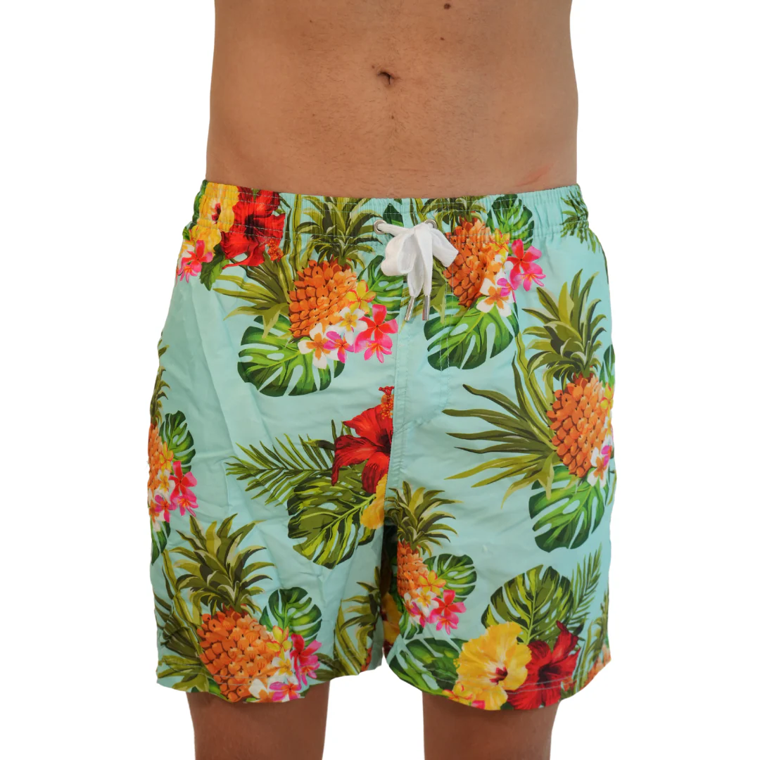 Mens Swim Trunks Style Sm-005turq - Image 2