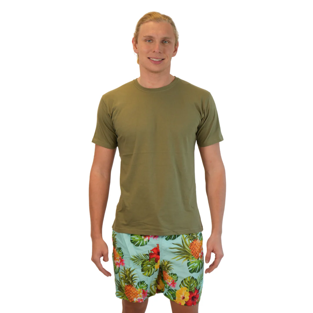 Mens Swim Trunks Style Sm-005turq - Image 3
