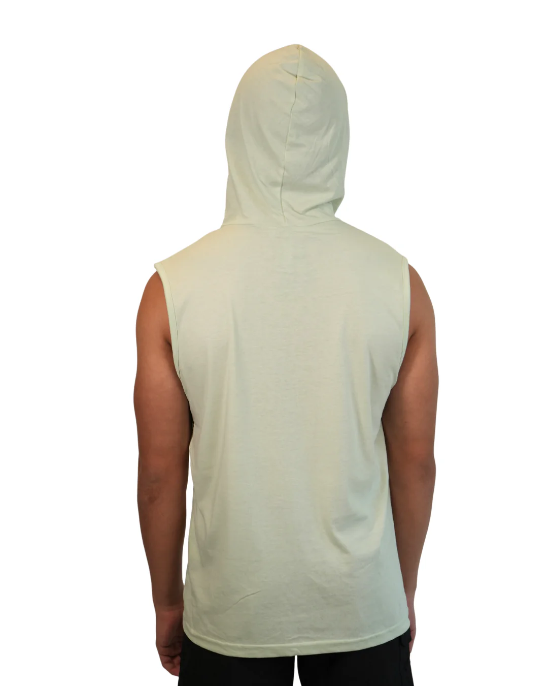 Miami Beach Fl,  Palm Tree  Knit Sleeveless Hoodie Style 229 - Image 2