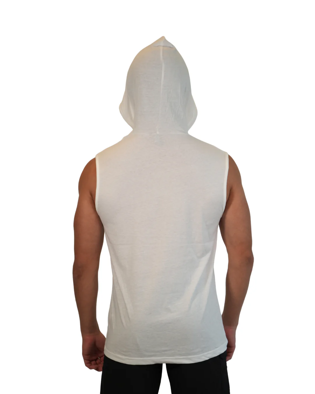 Miami Beach Fl, Vintage Sign Knit Sleeveless Hoodie Style 229 - Image 2