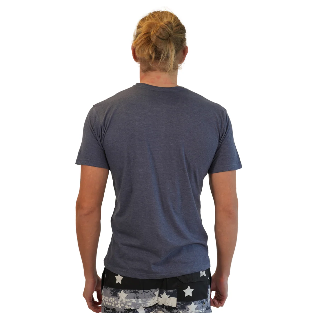 Miami Beach Florida Poly/Cotton Unisex H.Navy T-Shirt Style Pc1001 - Image 2