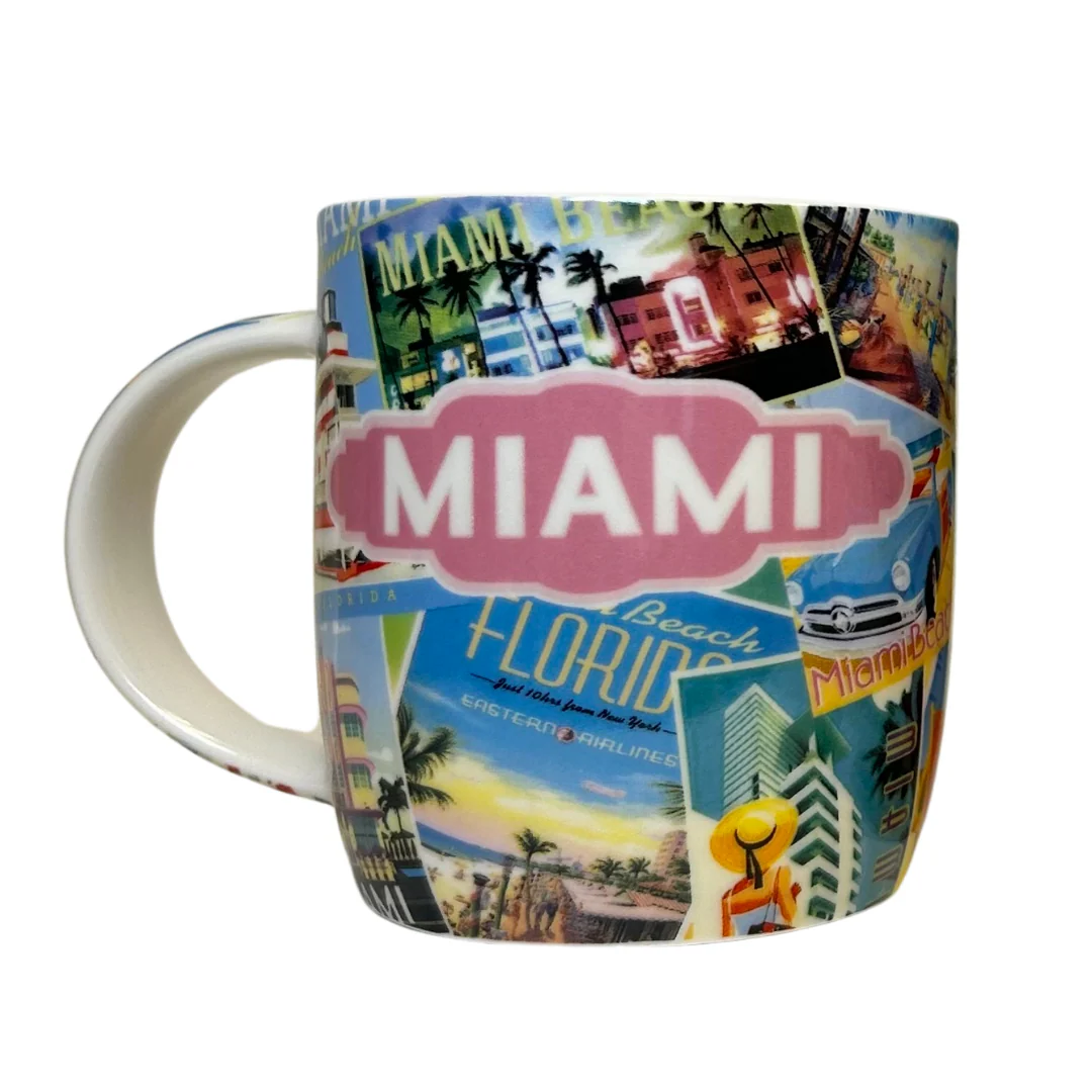 Miami Porcelain Mug In Round Box - Image 4