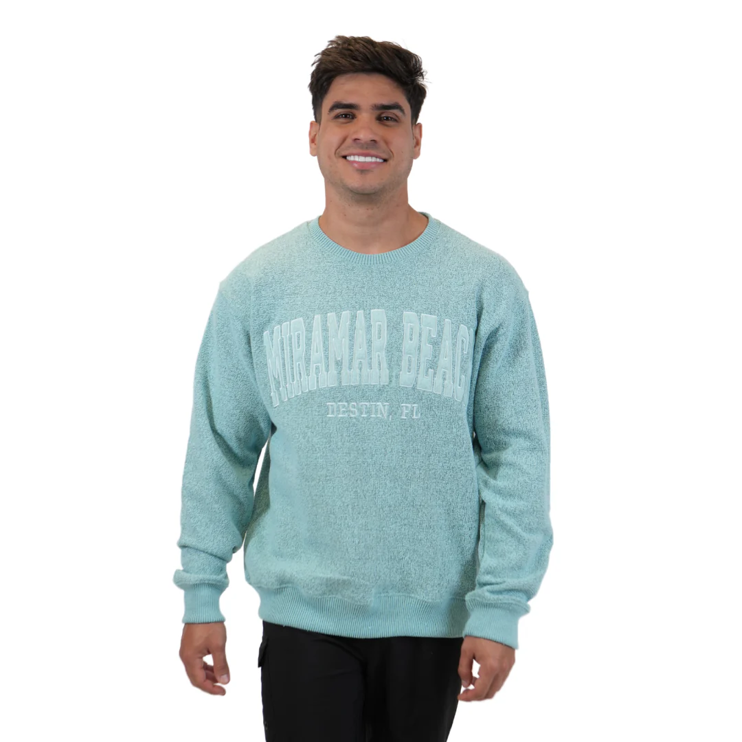 Miramar Beach  Fl. Nantucket Crewneck W/ City Name Applique Style Ap267 - Image 2
