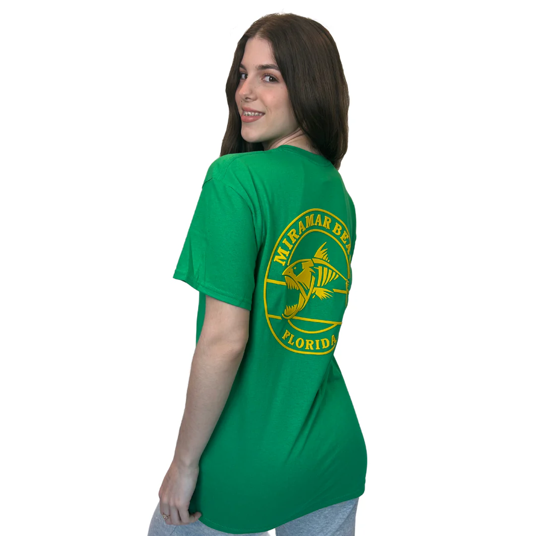 Miramar Fl,  Piranhas Design T-Shirt - Image 3