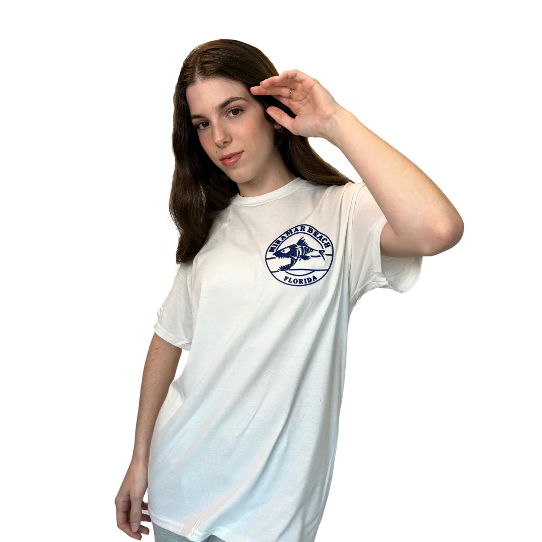 Miramar Fl,  Piranhas Design T-Shirt - Image 5