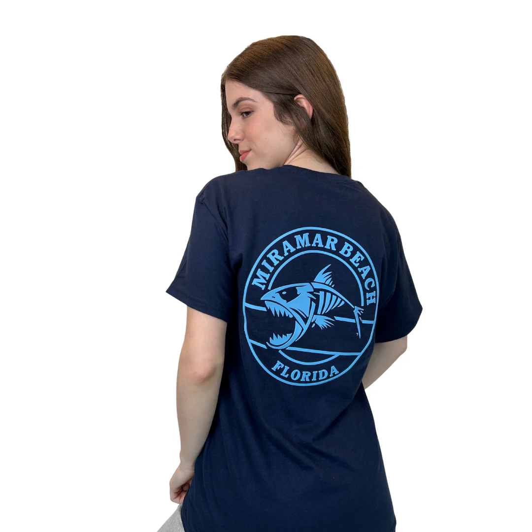 Miramar Fl,  Piranhas Design T-Shirt - Image 8