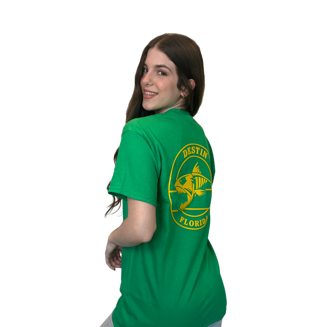 Destin Fl, Piranhas Design T-Shirt - Image 2