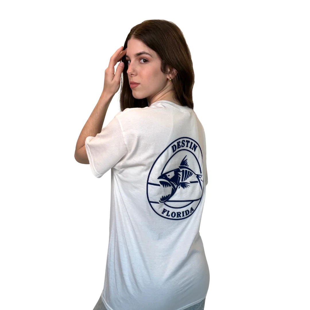 Destin Fl, Piranhas Design T-Shirt - Image 4