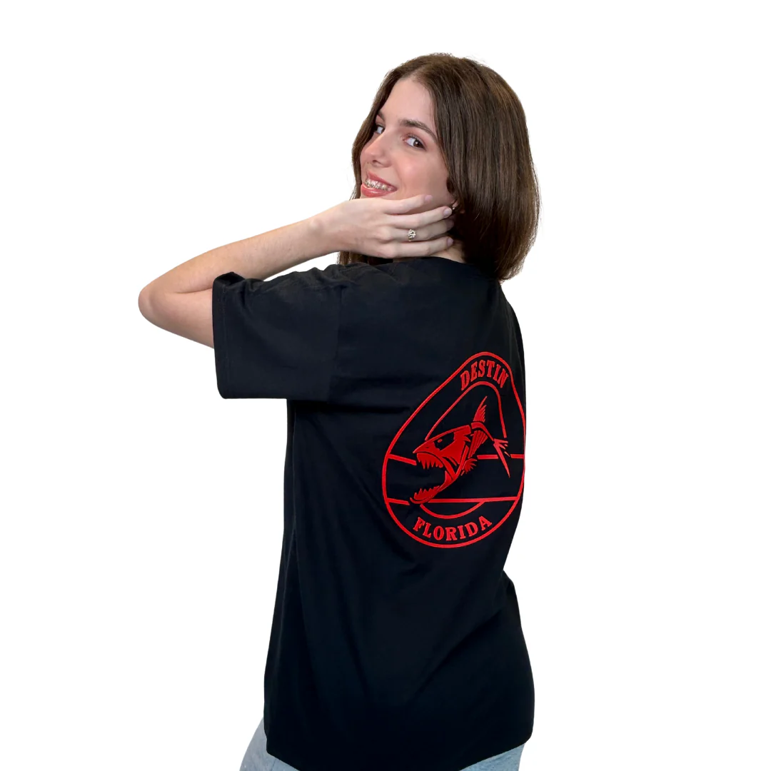 Destin Fl, Piranhas Design T-Shirt - Image 6