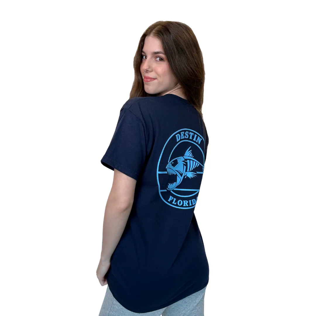 Destin Fl, Piranhas Design T-Shirt - Image 8