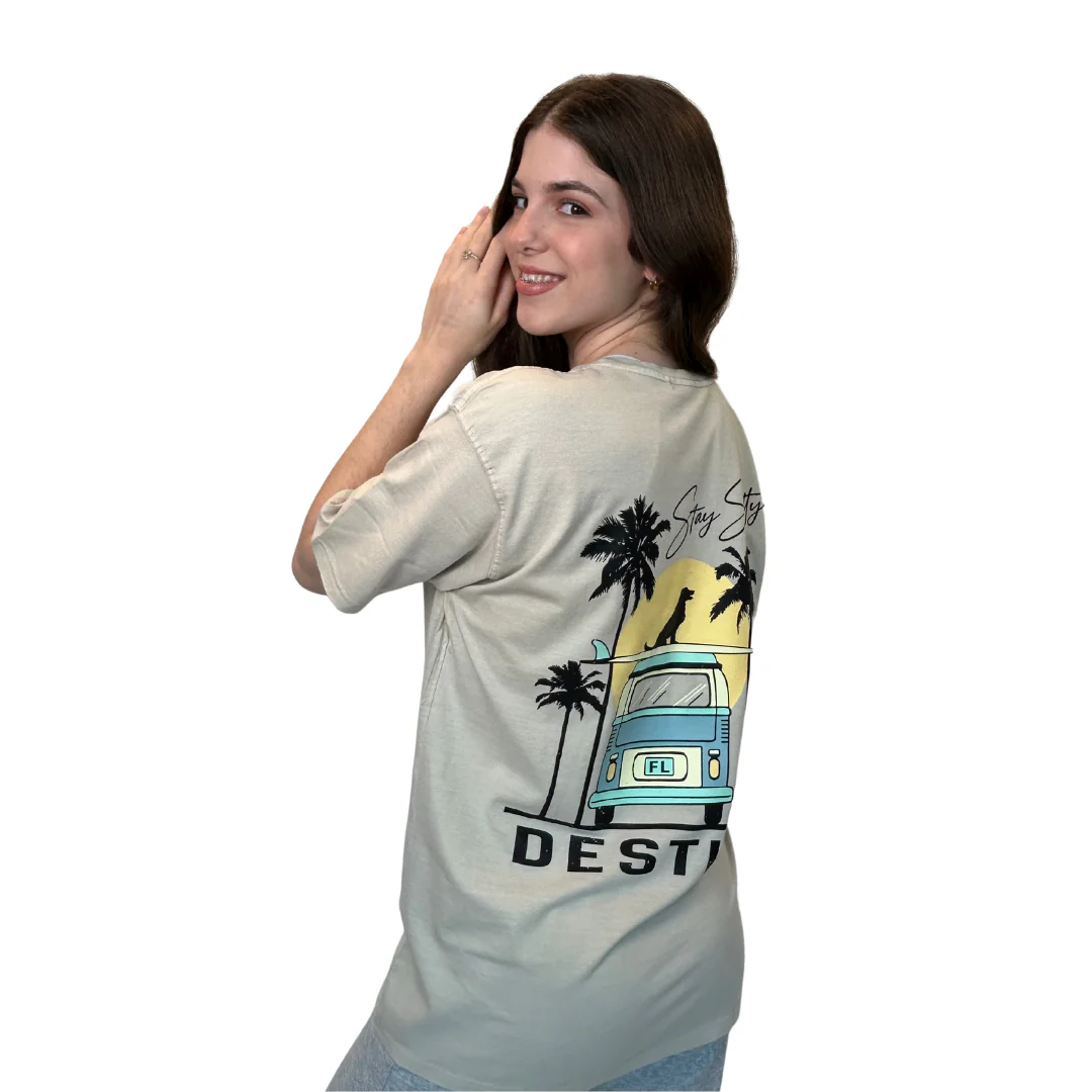 Destin Fl, Stay Salty Design T-Shirt Style Gd001 - Image 2
