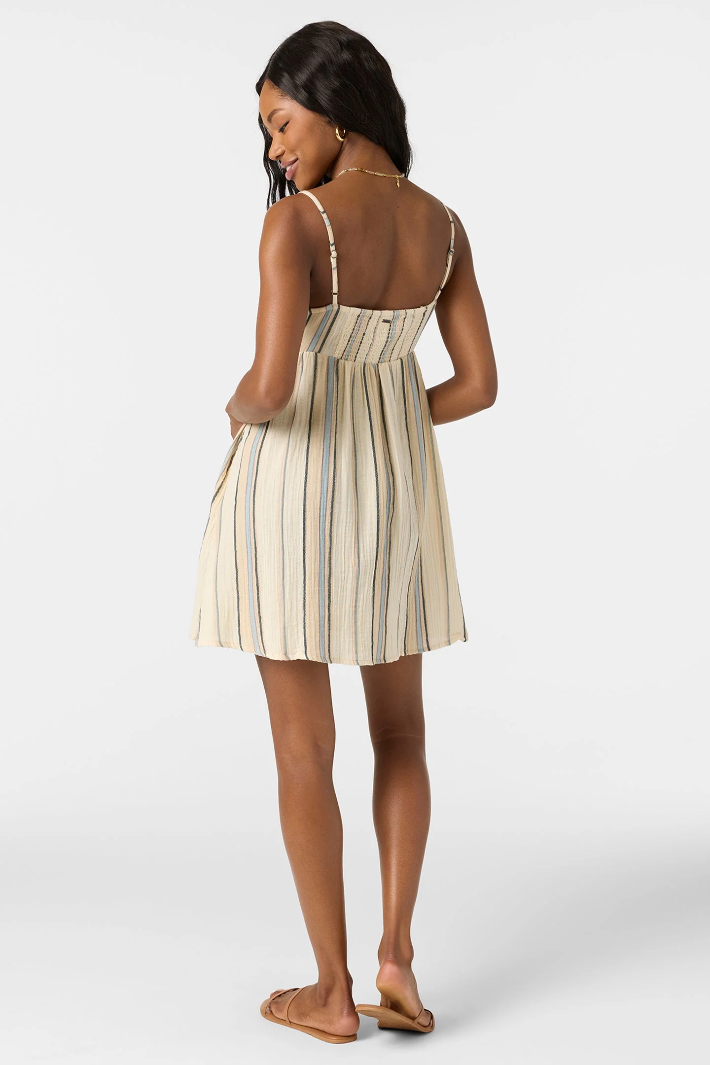O'Neill NATALYA STRIPE SHORT DRESS - Image 4