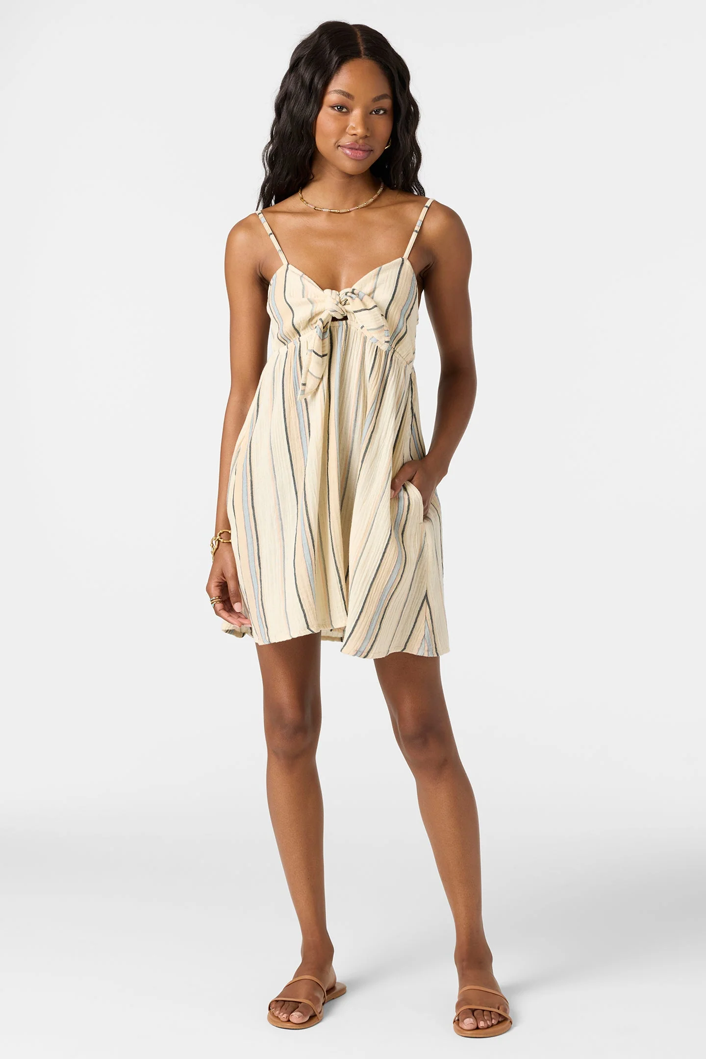 O'Neill NATALYA STRIPE SHORT DRESS - Image 7