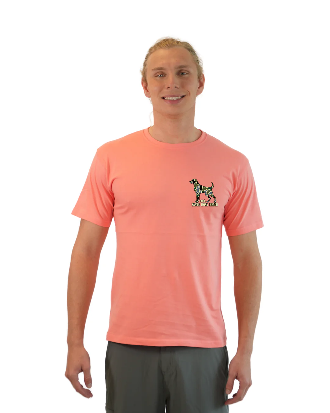Santa Rosa Beach Dog Men T-Shirt Camouflage Edition - Image 7