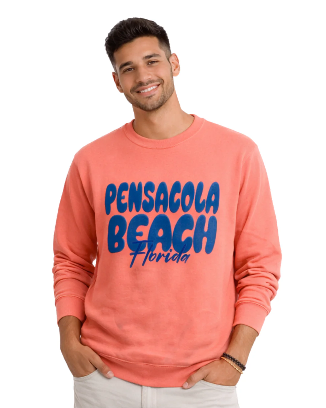 Pensacola Beach, Fl City Name Crewneck Style AI067C - Image 3