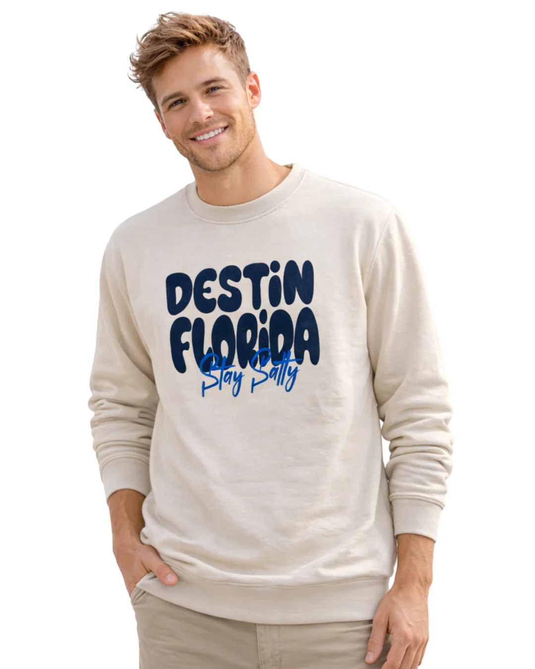 Destin, Fl City Name  Crewneck Style AI067C - Image 2