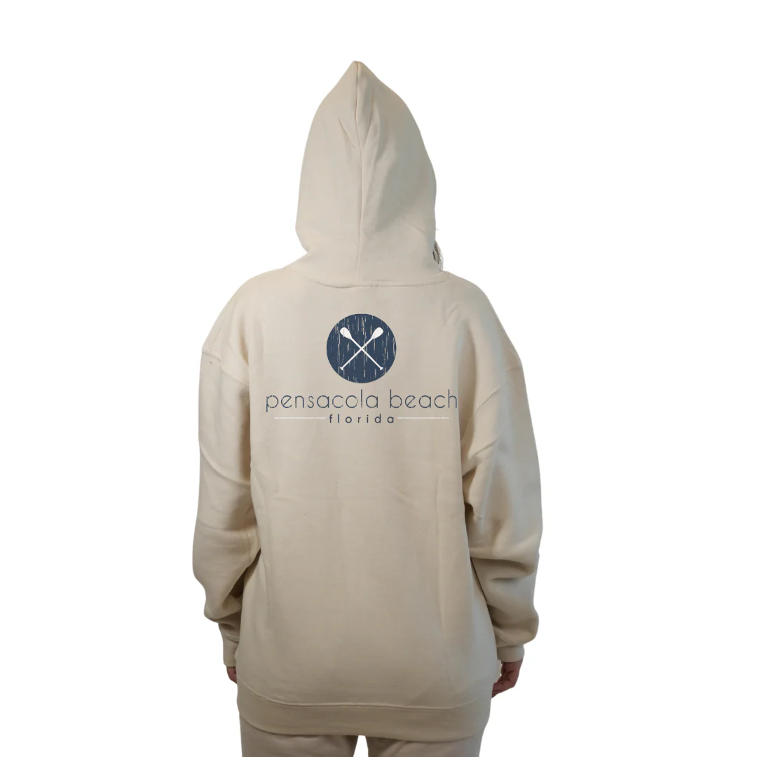 Pensacola Beach front Paddles pocket design and back big Paddles Design Pullover Hoodie Women Style 252 - Image 12