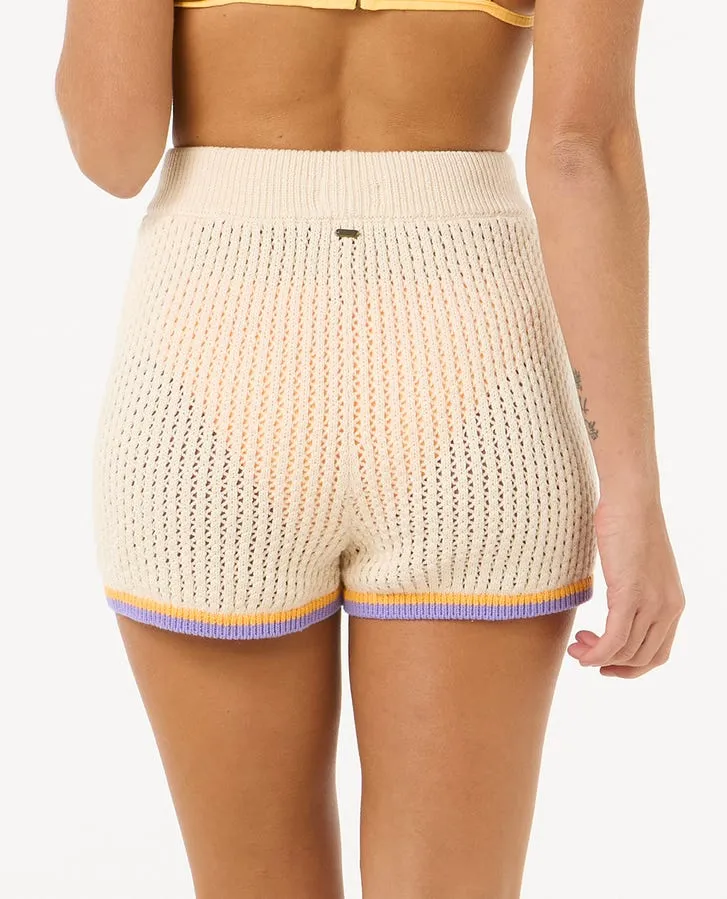 Rip Curl Womens Shorts Cala Vadella Crochet - Image 4